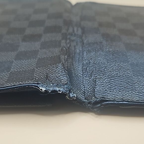 LOUIS VUITTON Brazza Damier Graphite Wallet Authentic Long - Picture 3 of 10